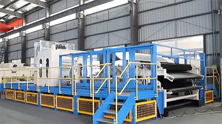 Double cylinder carding machine 